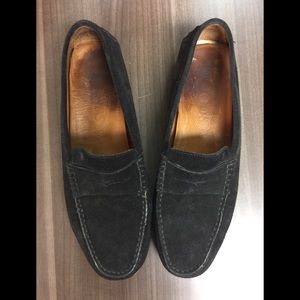 Vintage Tod’s suede penny loafer 8.5